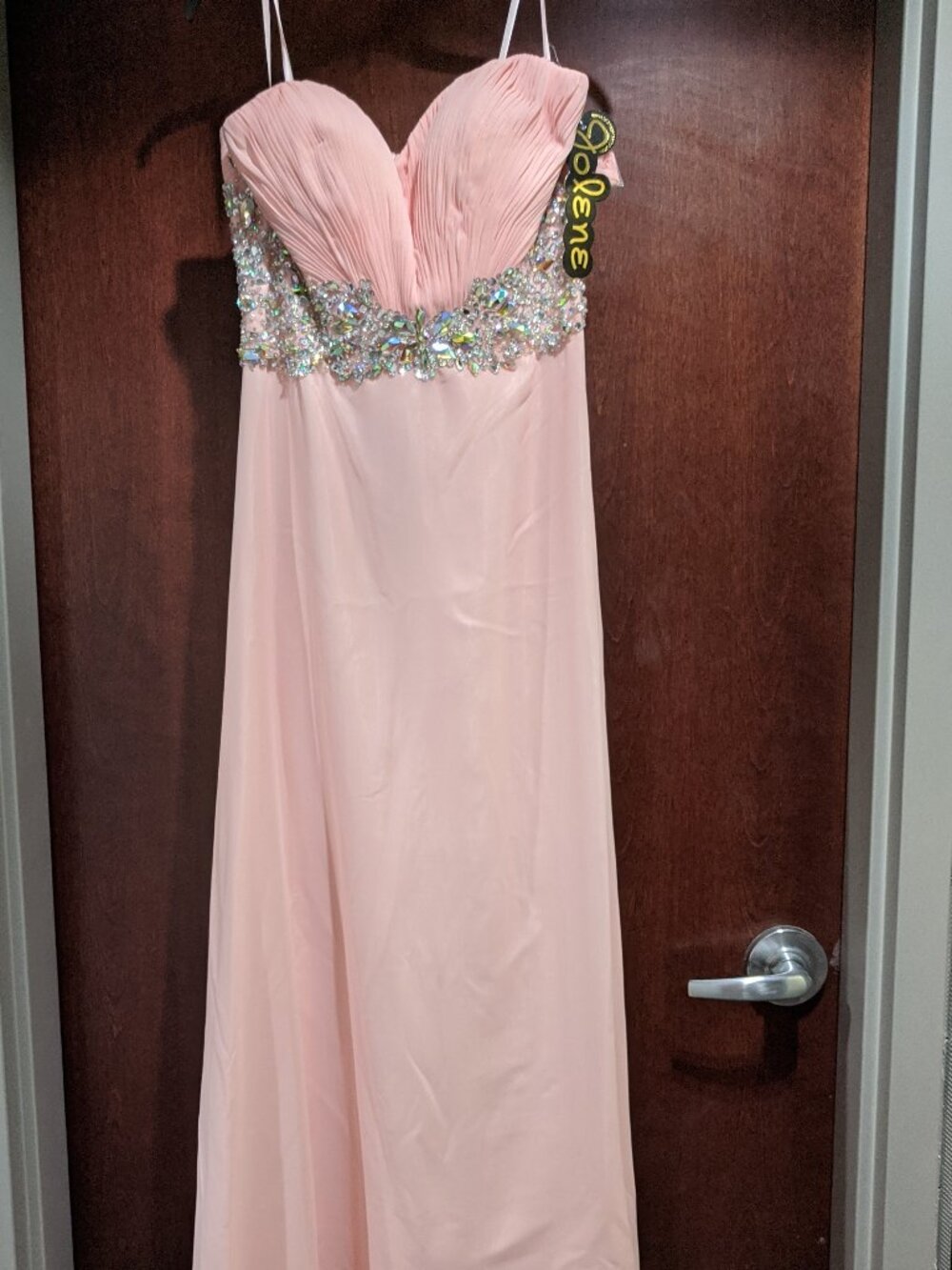 Jolene 14321 Blush Size 14 Prom Dress